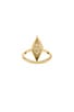 view 3 of 3 Pave Diamond Shape Ring in Gold