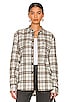 VESTE CHEMISE ROOTED PLAID, view 1 of 4, click to view large image.