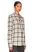VESTE CHEMISE ROOTED PLAID, view 2 of 4, click to view large image.