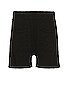view 2 of 3 Cashmere Yacht Short in Black