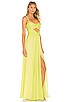 view 3 of 5 VESTIDO LARGO CLEA in Sharp Green