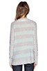 view 3 of 3 Gwen Striped Sweater in Heather & Greenland