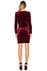 Fame and Lust Velvet Dress, view 3, click to view large image.