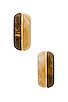 view 3 of 3 Halo Hoops in Dune And Tortoise