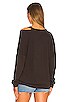 view 3 of 4 Patricia Cut Out V Neck Pullover in Onyx