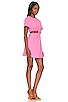 view 2 of 3 Devan Twist Tee Dress in Neon Pink