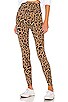 Leopard Zipper Legging, view 1, click to view large image.