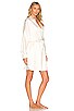 view 3 of 4 Washable Silk Robe in Tranquil White