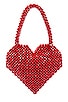 view 1 of 4 Maria Beaded Heart Tote in Red