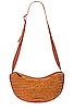 view 5 of 5 Jillian Woven Crossbody Pouch in Timber Brown