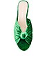 view 4 of 5 Celeste Mid Heel Knot Slide in Emerald