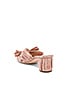view 3 of 5 Emilia Pleated Knot Mule in Rose Gold