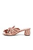 view 5 of 5 Emilia Pleated Knot Mule in Rose Gold