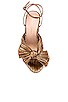 view 4 of 5 Camellia Knot Heeled Sandal in Dark Rose Gold
