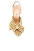 Camellia Pleated Knot Sandal, view 4 of 5, click to view large image.