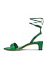 view 5 of 5 Jackie Ankle Wrap Sandal in Emerald