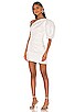 view 3 of 4 Supper Cotton One Shoulder Mini Dress in Off White