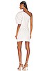 view 4 of 4 Supper Cotton One Shoulder Mini Dress in Off White
