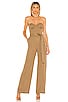 view 1 of 4 Steph Jumpsuit in Tan