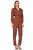 view 2 of 4 Cheyanne Jumpsuit in Coffee Brown