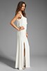 view 4 of 6 Hello Goodbye Maxi Tank Dress with Slit in White