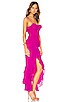 view 2 of 3 Melissa Gown in Magenta