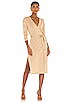 view 4 of 5 Azita Wrap Dress in Gold