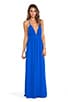 view 4 of 5 Good As Gold Maxi Dress in Cobalt
