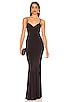 Lovers and Friends Kloss Gown in Black | REVOLVE