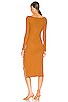 view 3 of 3 Corinne Midi Dress in Ginger Brown