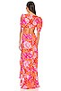 view 3 of 3 Morgan Dress in Chai Floral Print