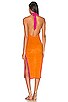 view 3 of 4 Lana Midi Dress in Orange Poppy