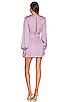 view 3 of 3 Elaine Mini Dress in Lilac Purple