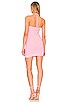 view 3 of 3 Kadon O Ring Halter Mini Dress in Bubble Gum Pink