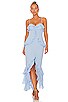 view 4 of 4 Melissa Gown in Baby Blue