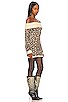 view 2 of 3 Francine Leopard Mini Dress in Camel Multi