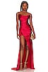 view 1 of 3 Renata Gown in Cherry Red