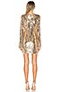 view 3 of 4 Lux Dress in Gold