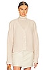 view 1 of 4 Lili Button Front Cardigan in Nude