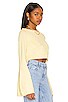 view 2 of 4 Kerrigan Cropped Sweater in Pastel Yellow