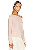 view 3 of 8 Lovers + Friends Alayah Off Shoulder Sweater in Soft Pink