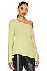 view 2 of 4 Alayah Off Shoulder Sweater in Lime Green