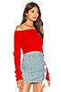 view 2 of 4 Bells Crop Sweater in Red