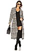 view 2 of 4 Sabra Coat in Black Check