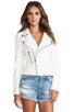 view 2 of 6 Babe Moto Jacket in White