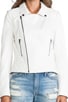 view 6 of 6 Babe Moto Jacket in White