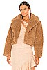 view 1 of 5 Alexandria Faux Fur Jacket in Nude