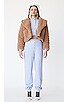 view 5 of 5 Alexandria Faux Fur Jacket in Nude