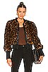 view 1 of 4 Kristen Faux Fur Jacket in Leopard