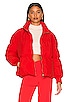 view 1 of 5 Jillian Puffer Jacket in Red